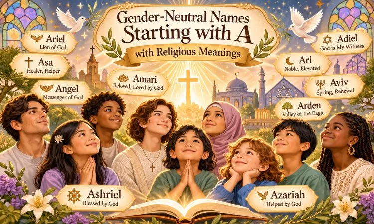 Gender Neutral Name Starting with a With Religious Meanings
